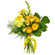 Yellow bouquet of roses and chrysanthemum. Cayman Islands